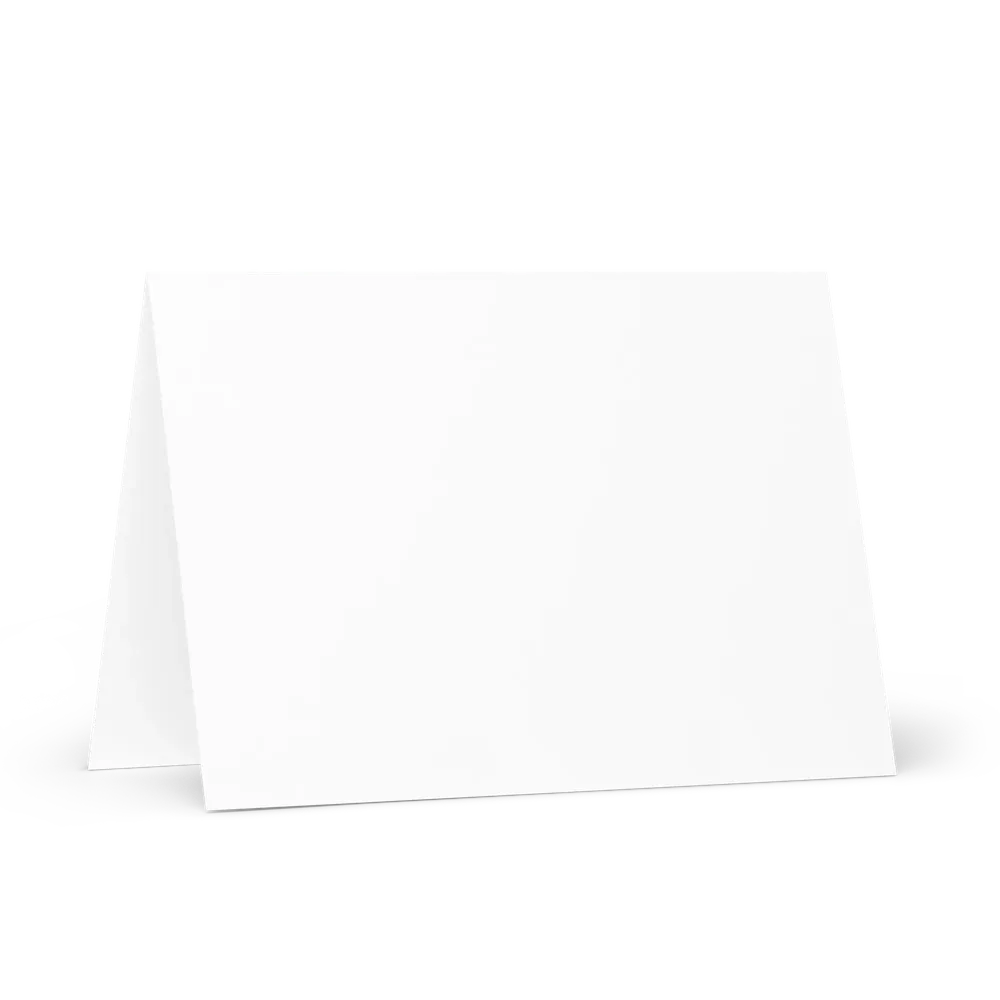 Black Field 
 Greeting Card | 5.83″×8.27″