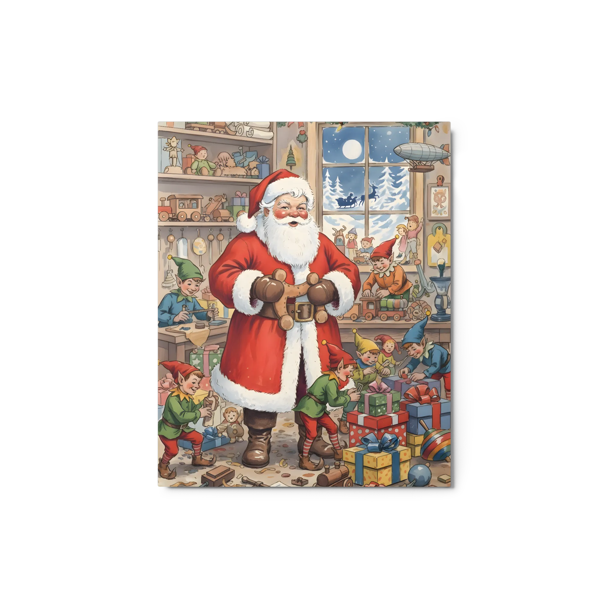 Santa's Holiday Workshop 
 Canvas | 20″x 30″