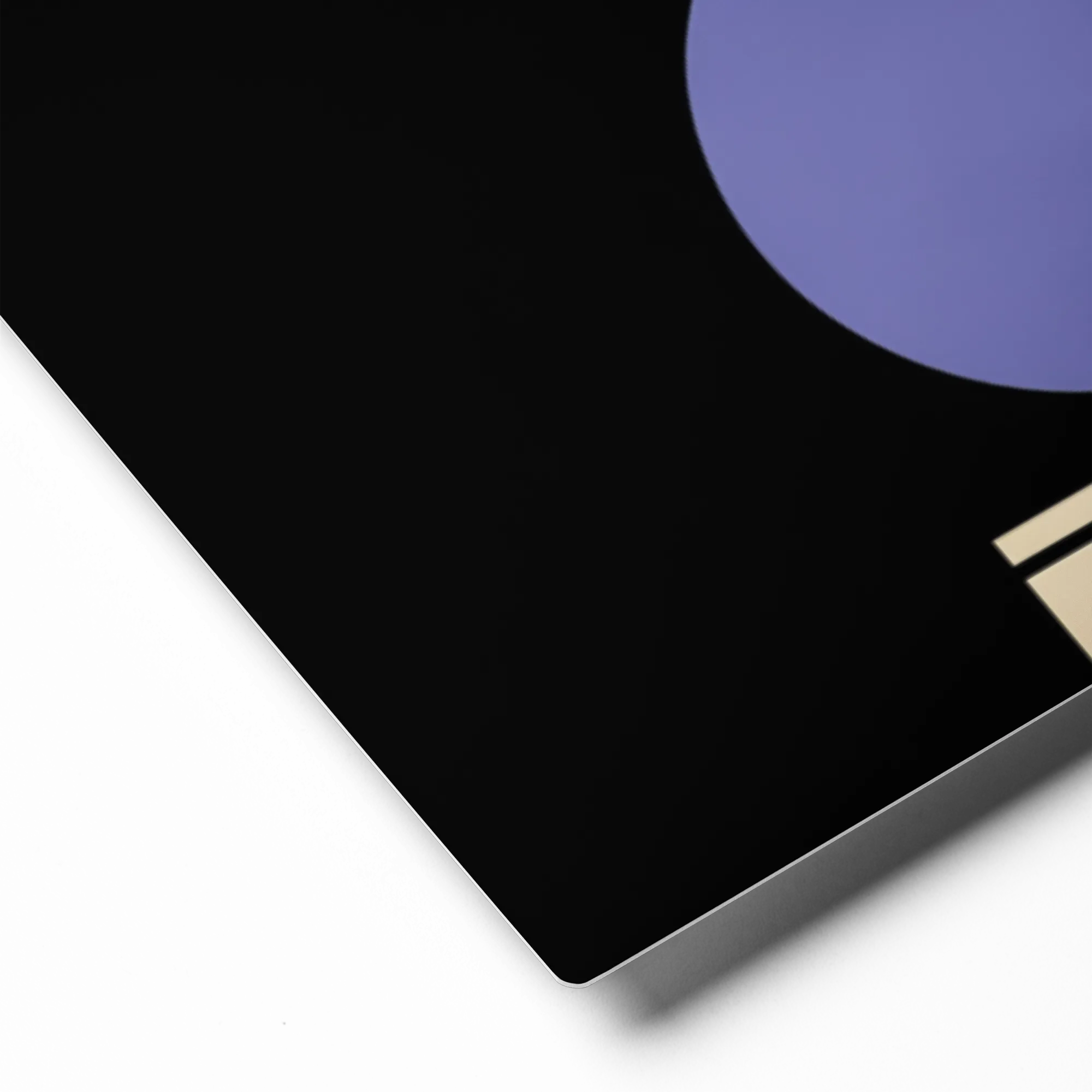 The Blue Melody 
 Canvas with Brown Frame