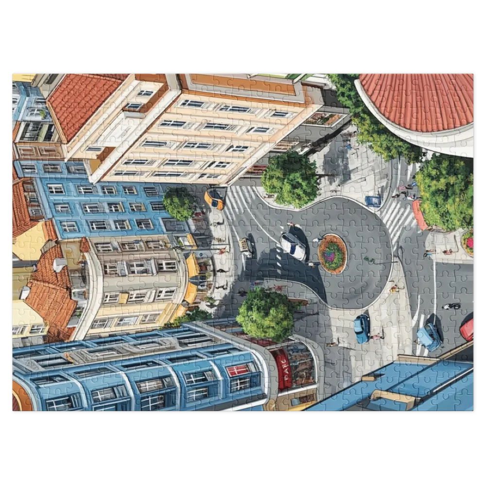 Vida Urbana Aérea 
 Puzzle em caixa de metal