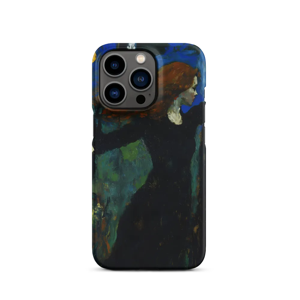 Woman with Red Hair and Torch | Phone Case