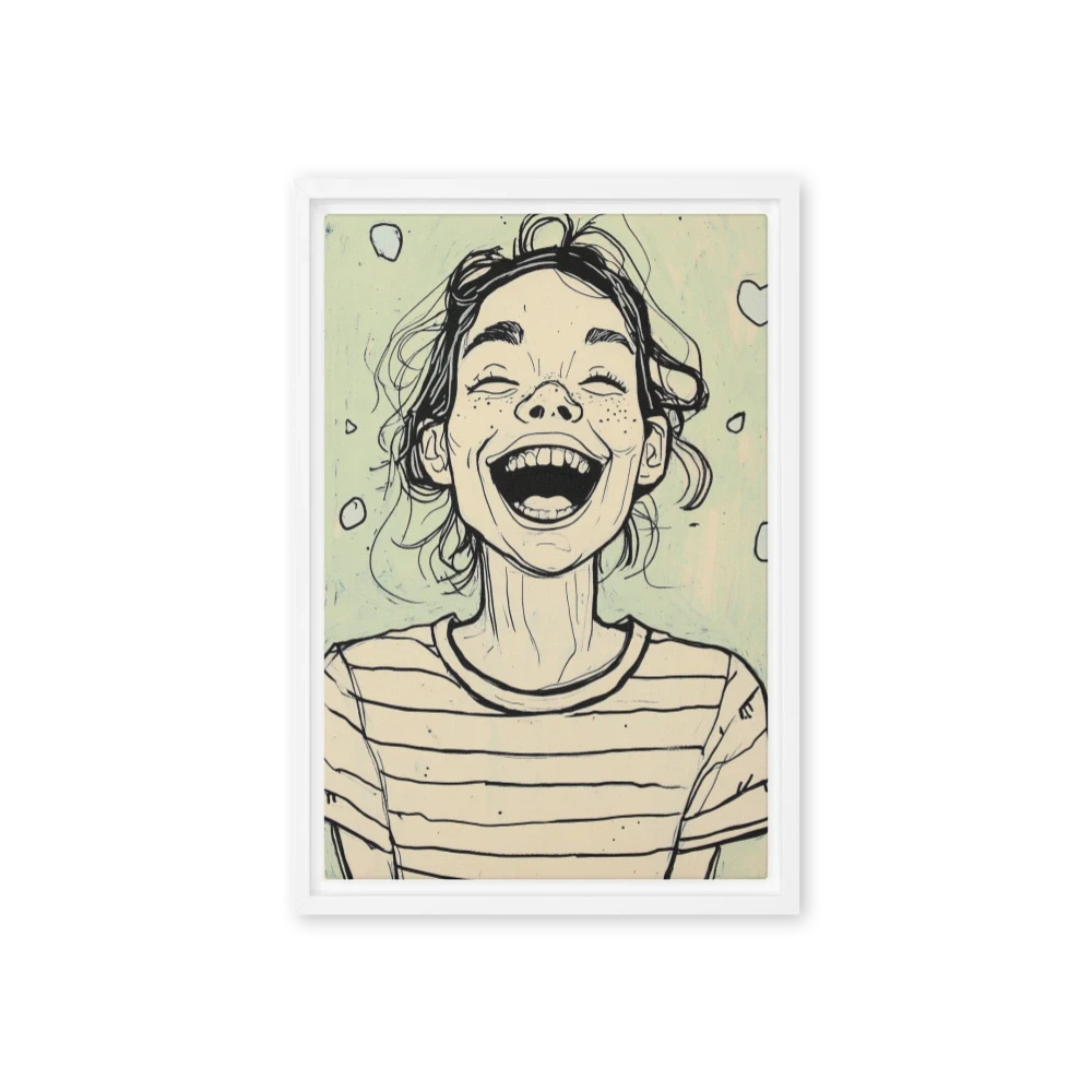 Smiling Girl Illustration
