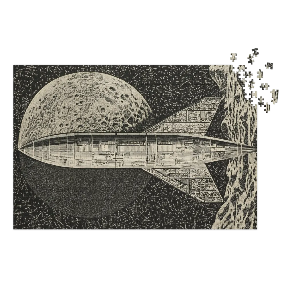 Ascensão Lunar 
 Puzzle em caixa de metal