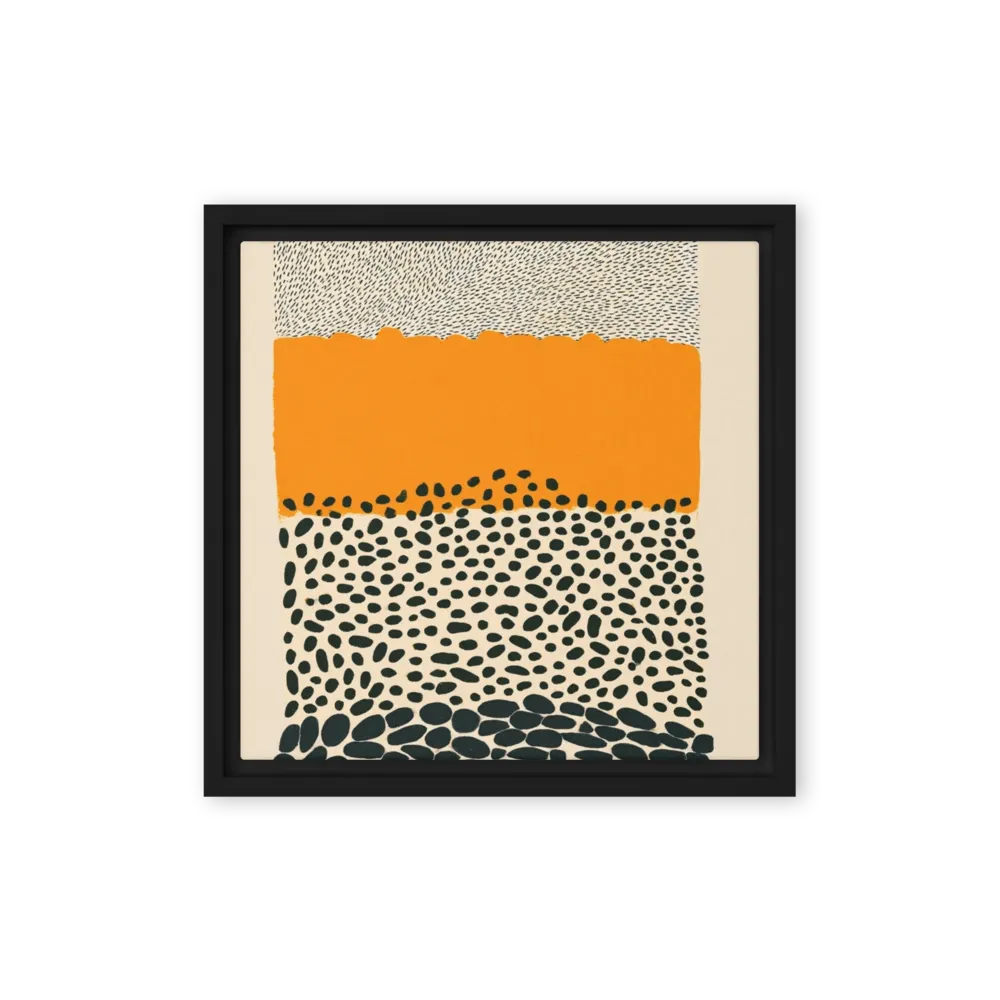Strata in Ochre and Ink | Art Print