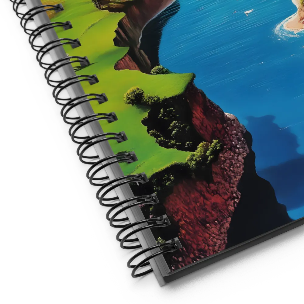 Serene Alpine Vista 
 Spiral Notebook | 140 pages