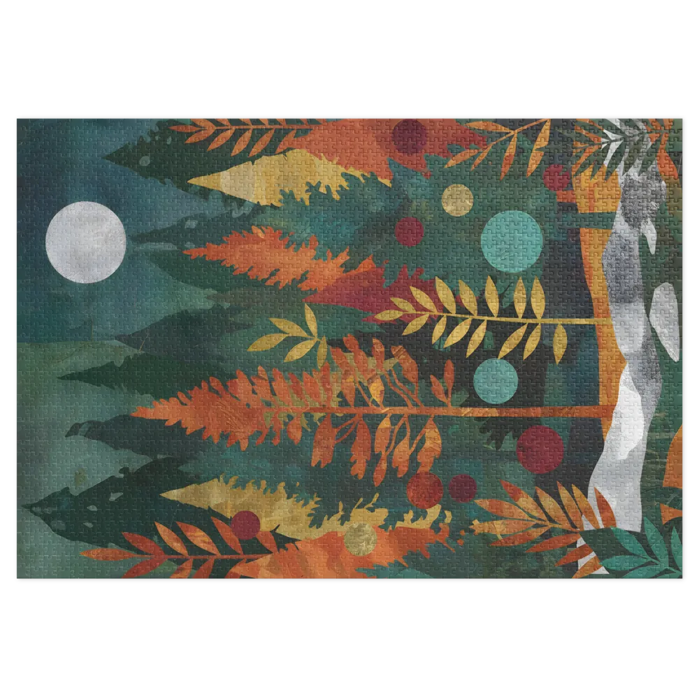 Moonlit Autumn Forest | Jigsaw Puzzles
