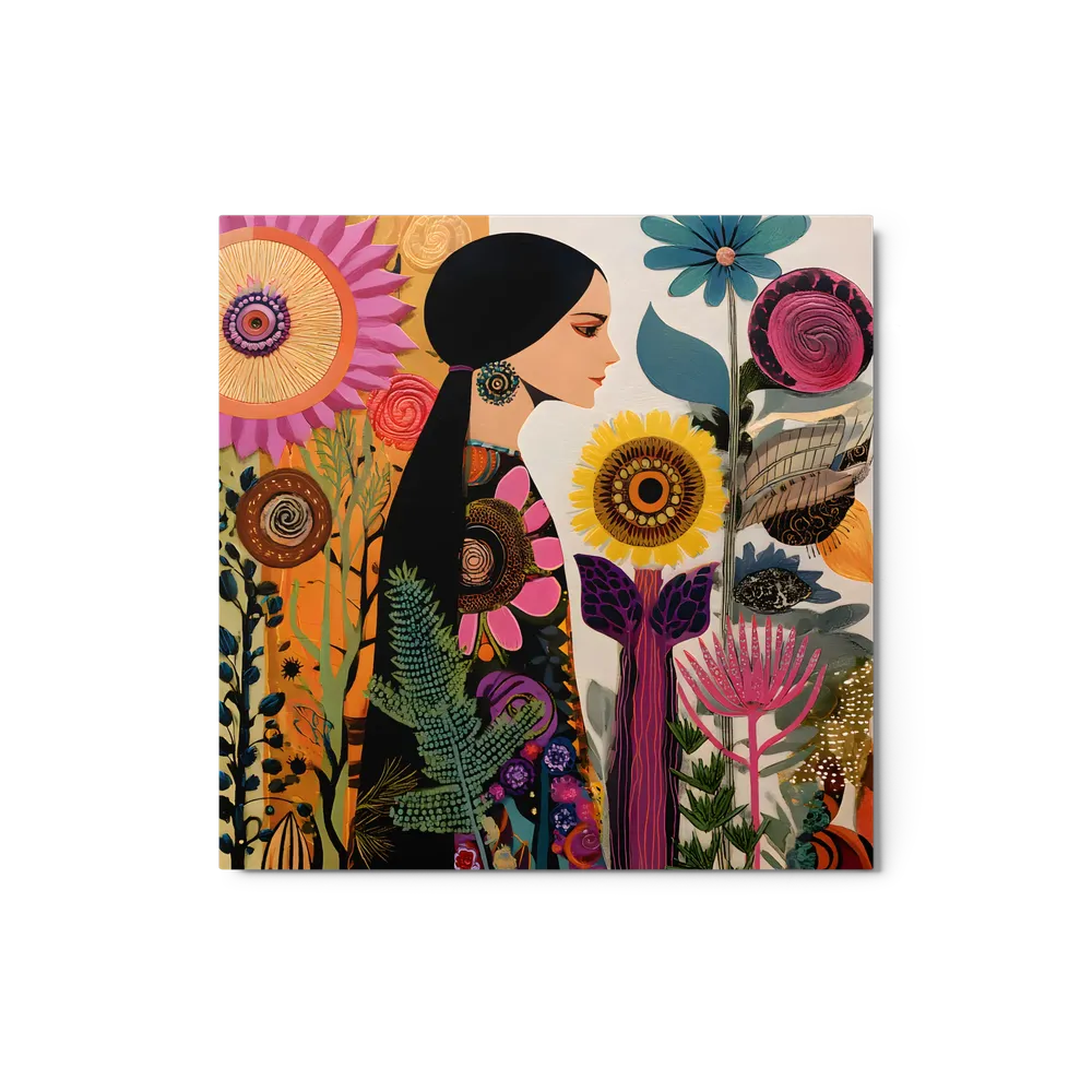 Floral Woman Collage | Art Print
