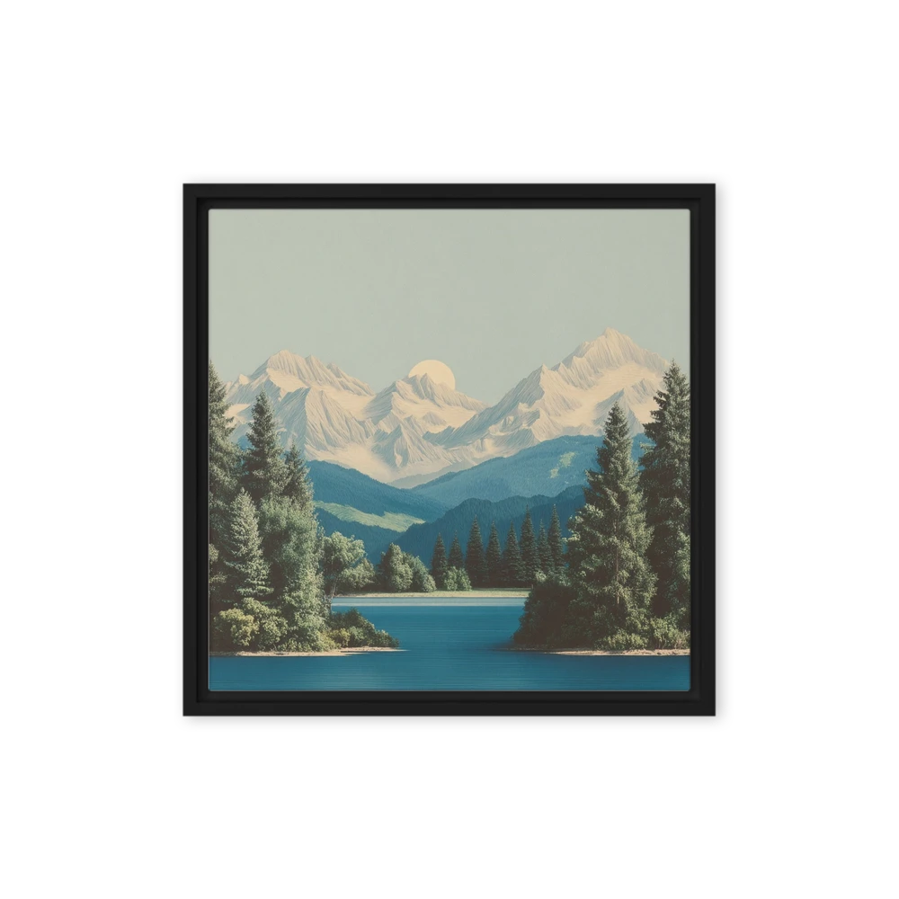 Lake Beyond the Peaks | Art Print