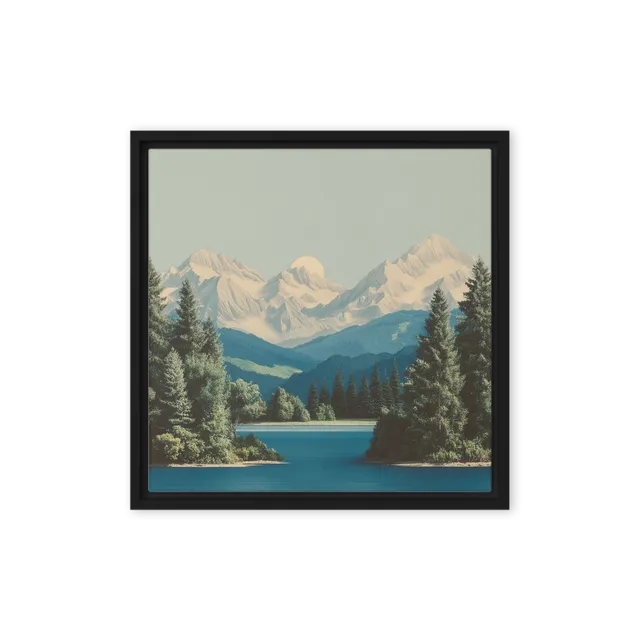 Lake Beyond the Peaks | Art Print