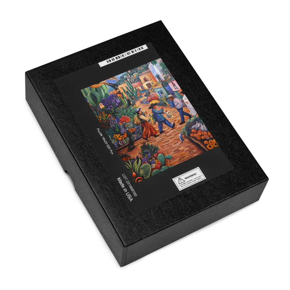 Vibrant Village Life 
 Jigsaw Puzzle