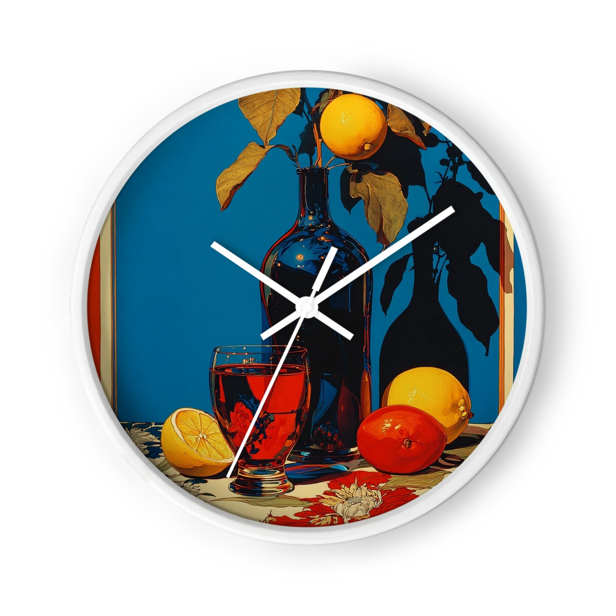 Lemons and Blue Still Life