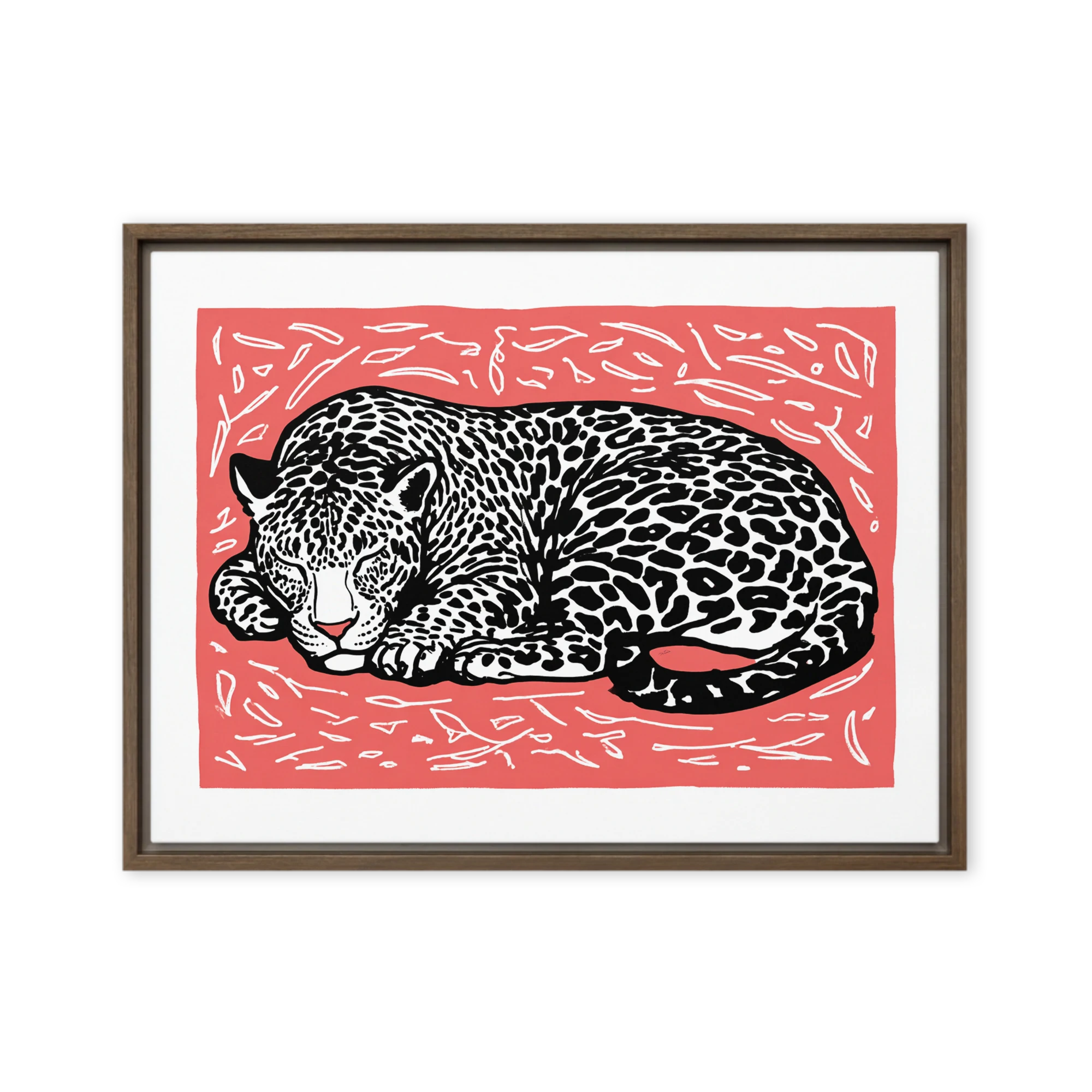 Sleeping Leopard | Art Print
