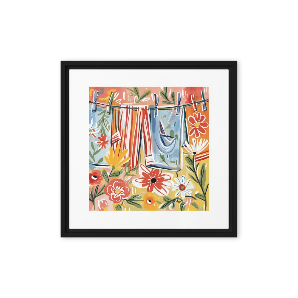 Laundry Day Blooms | Art Print
