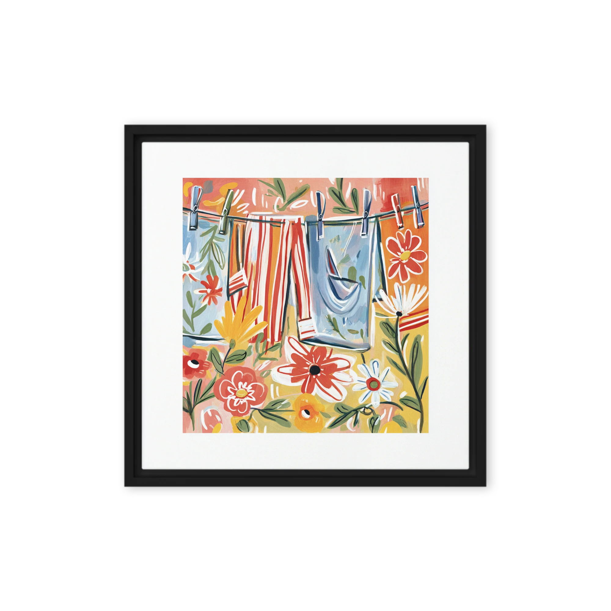 Laundry Day Blooms | Art Print