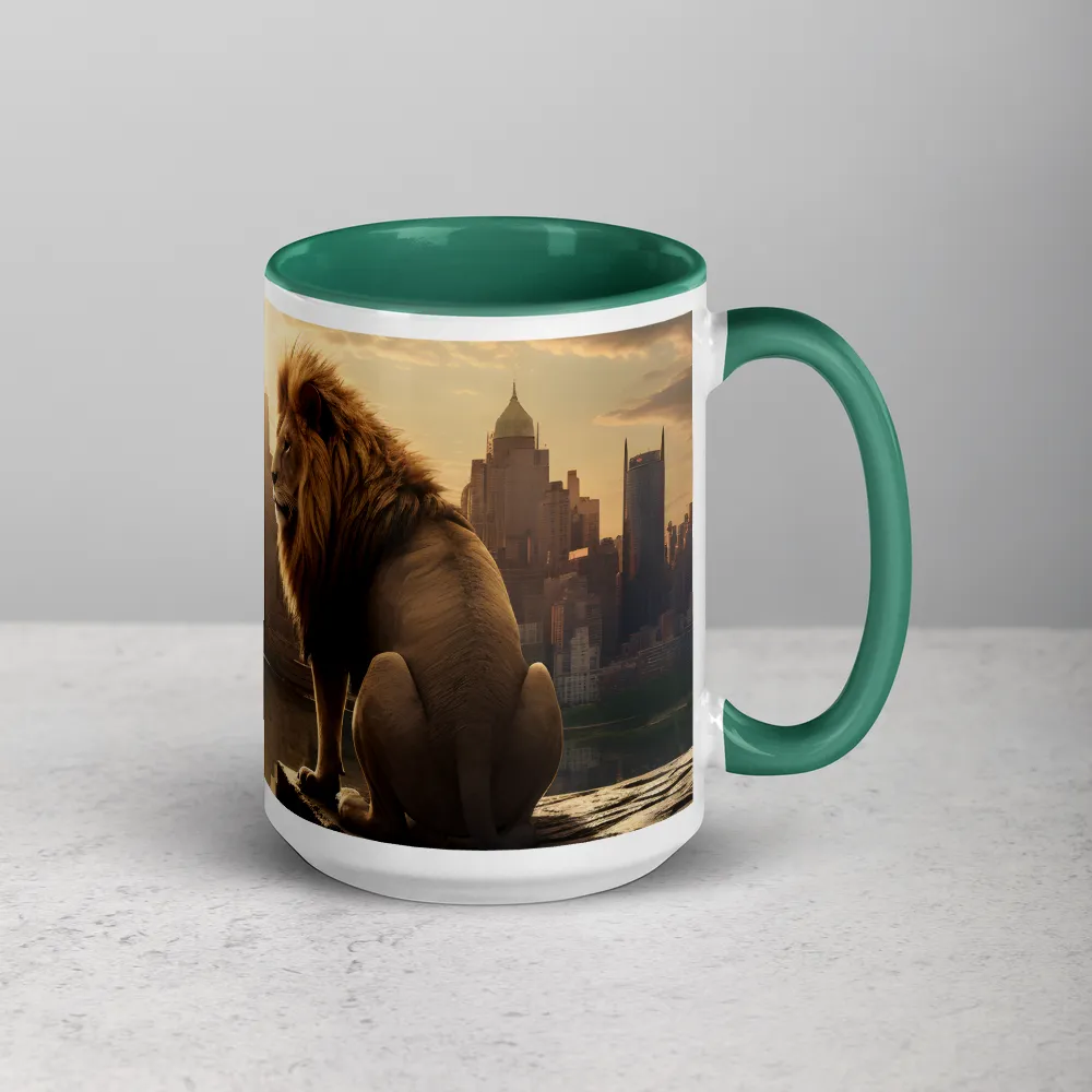 The Urban King 
 Mug with Golden Yellow inside