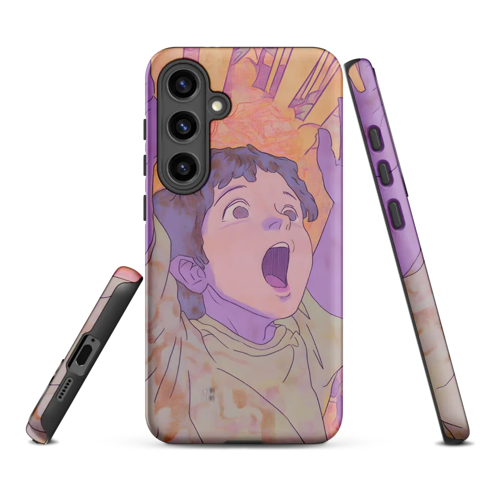 Expressive Child in Vibrant Colors | Phone Case