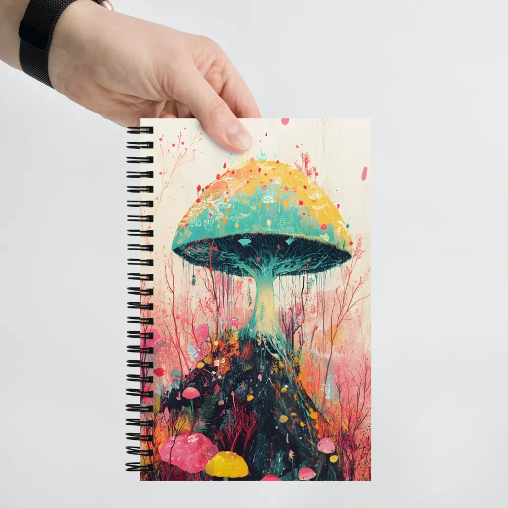 Enchanted Mushroom Forest 
 Spiral Notebook | 140 pages
