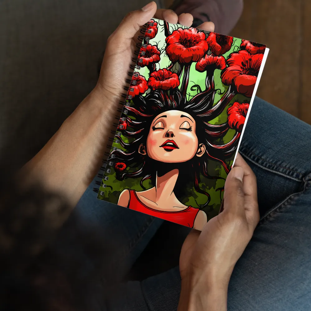 Floral Dreamscape 
 Spiral Notebook | 140 pages