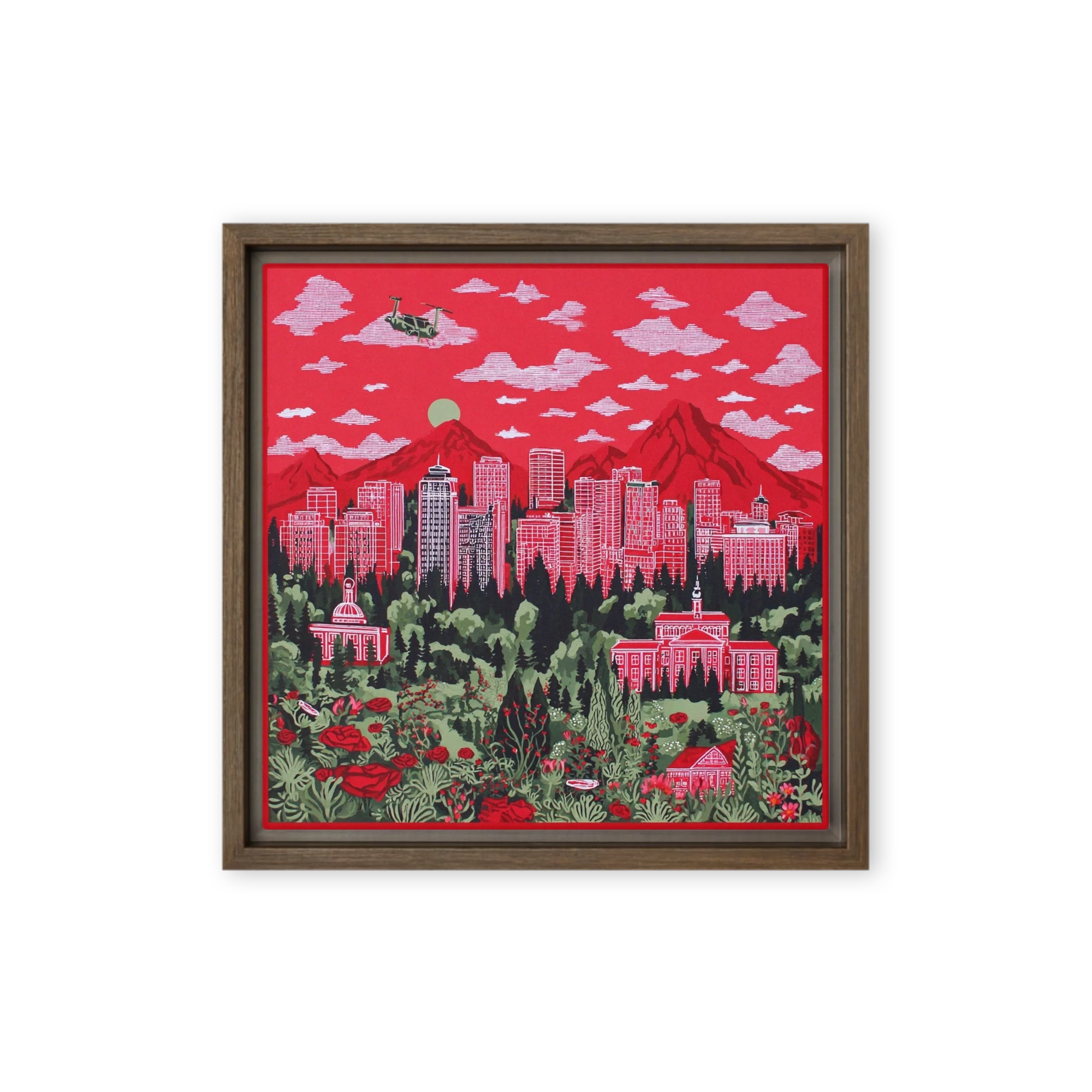 Rose City Skyline | Art Print