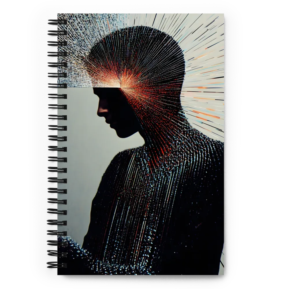 Fragmented Human Energy 
 Spiral Notebook | 140 pages