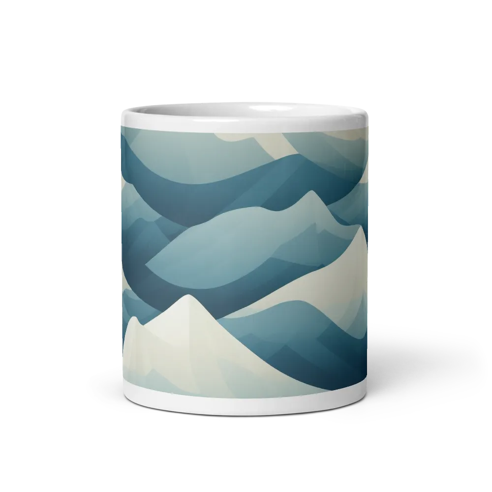 Abstract Mountain Landscape Design