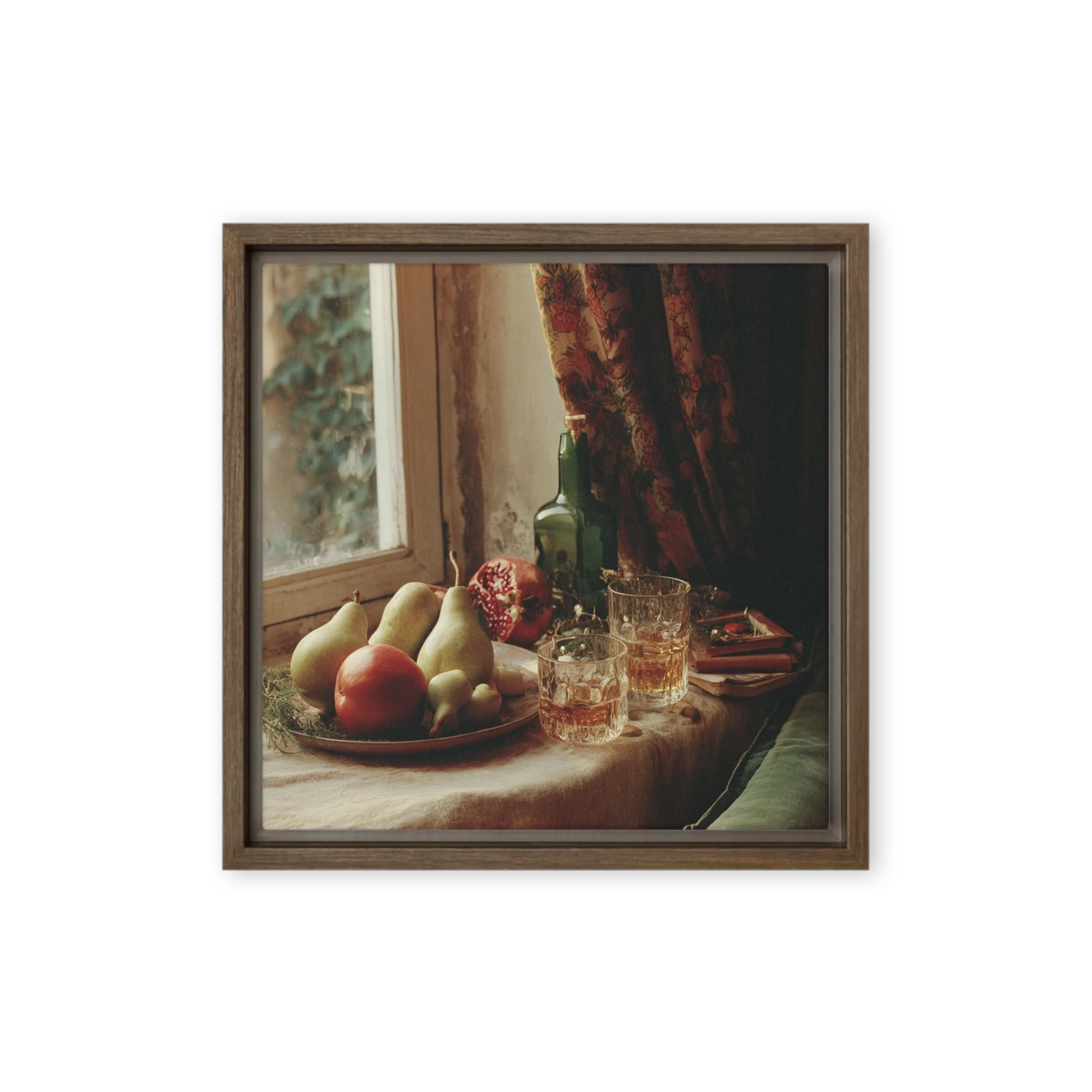 Still Life with Pears and Pomegranate | Art Print