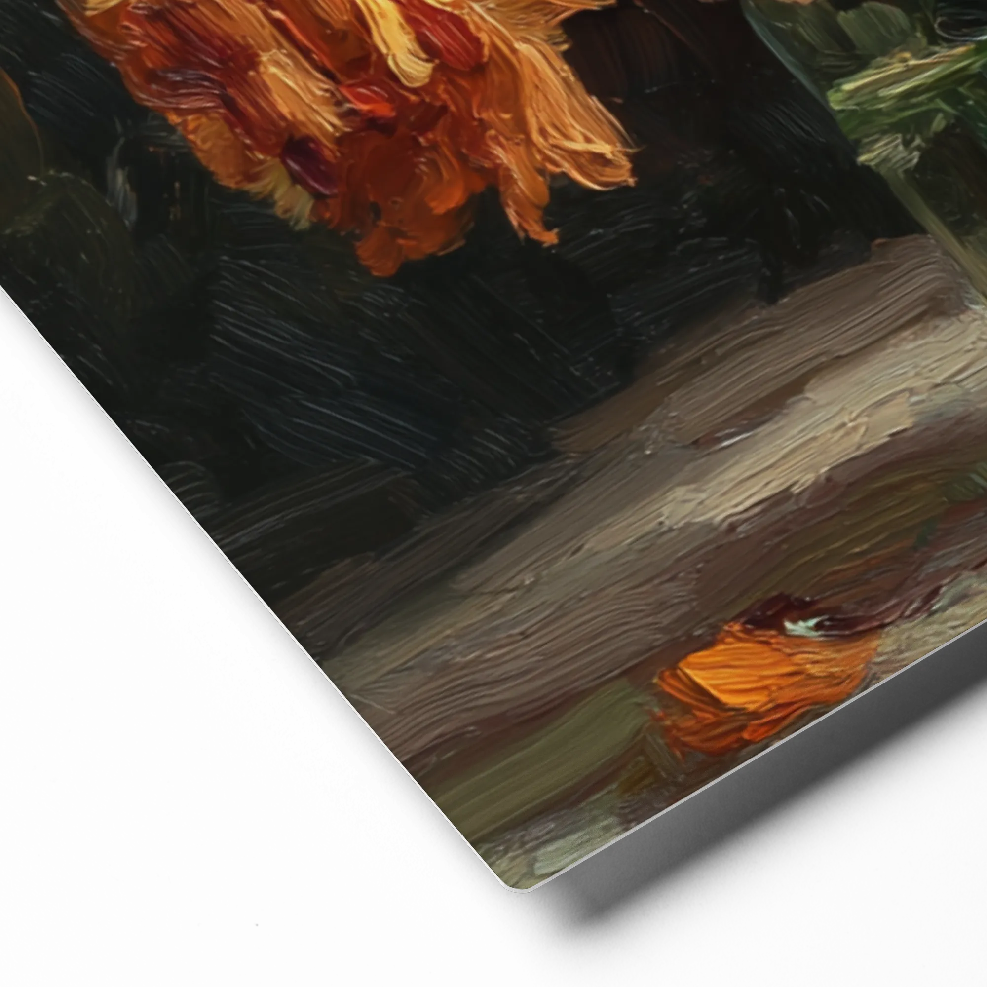 Impasto Floral Arrangement 
 Canvas | 8″x 10″