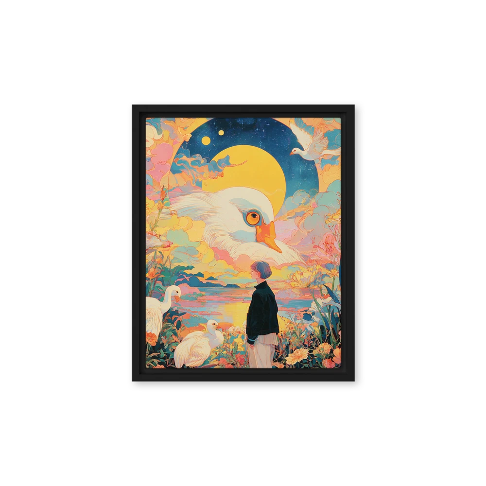 Whispers of the Celestial Swan | Art Print
