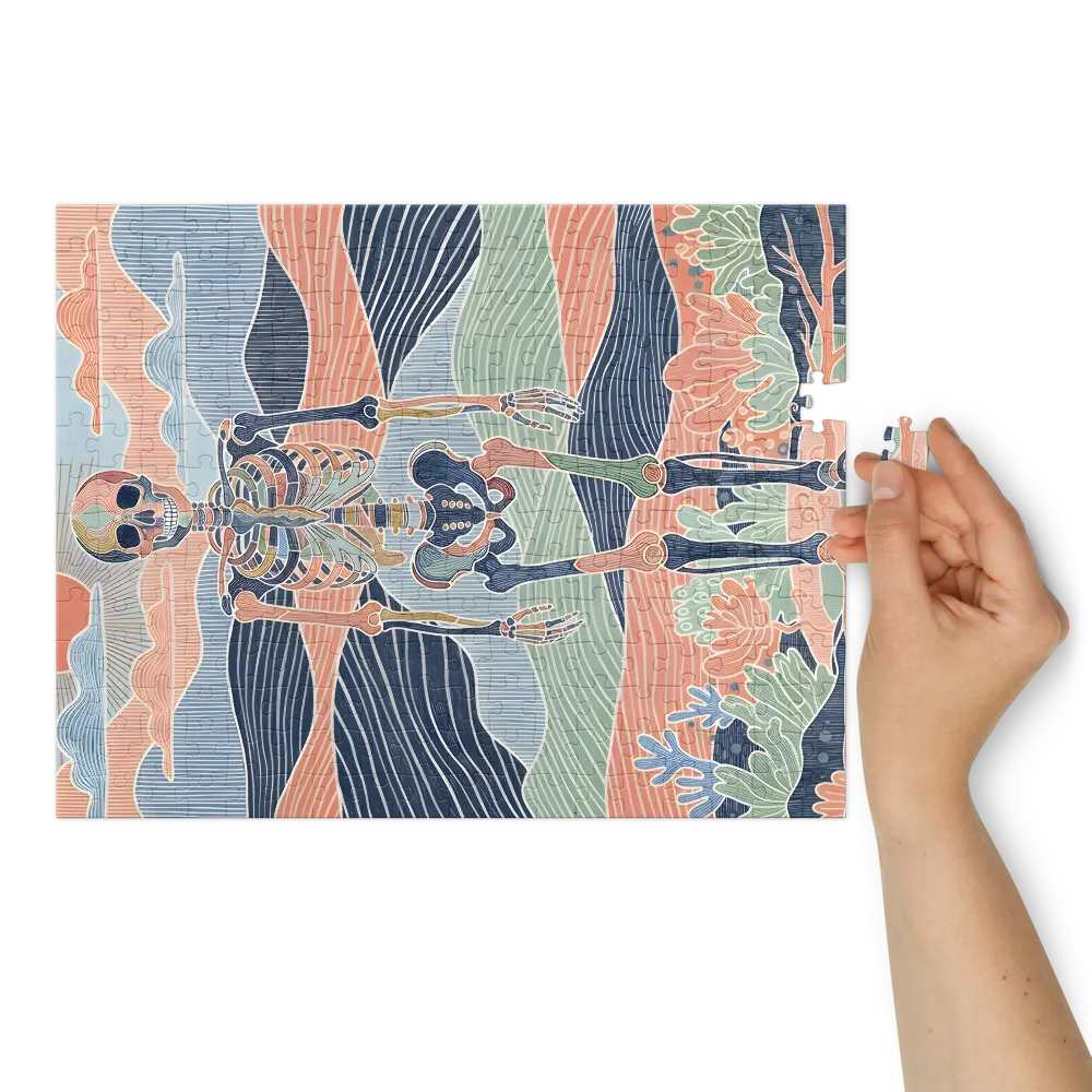 Pastel Skeleton | Jigsaw Puzzles