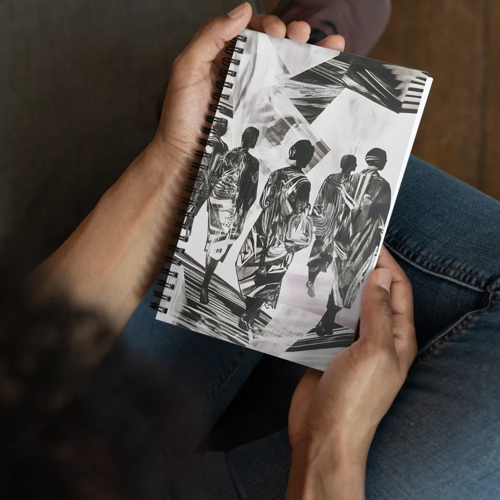 Urban Fashion Walk 
 Spiral Notebook | 140 pages