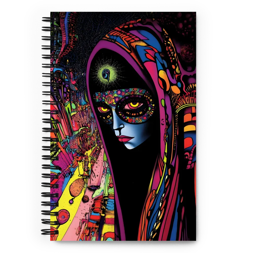 Psychedelic Masked Vision 
 Spiral Notebook | 140 pages