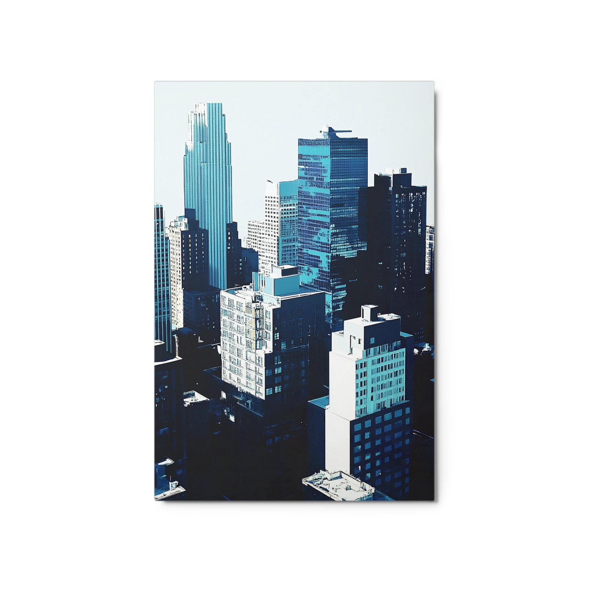 Urban Cityscape with Skyscrapers