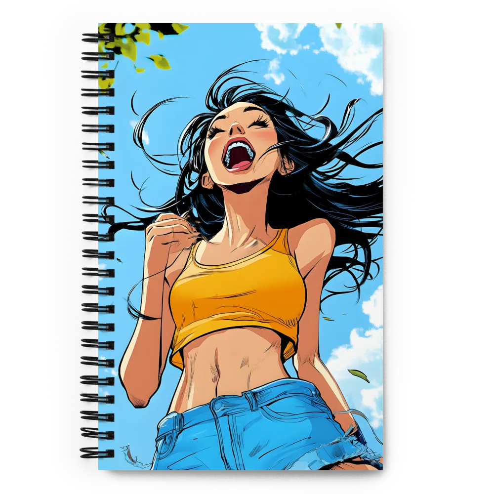 Laughter in the Breeze 
 Spiral Notebook | 140 pages