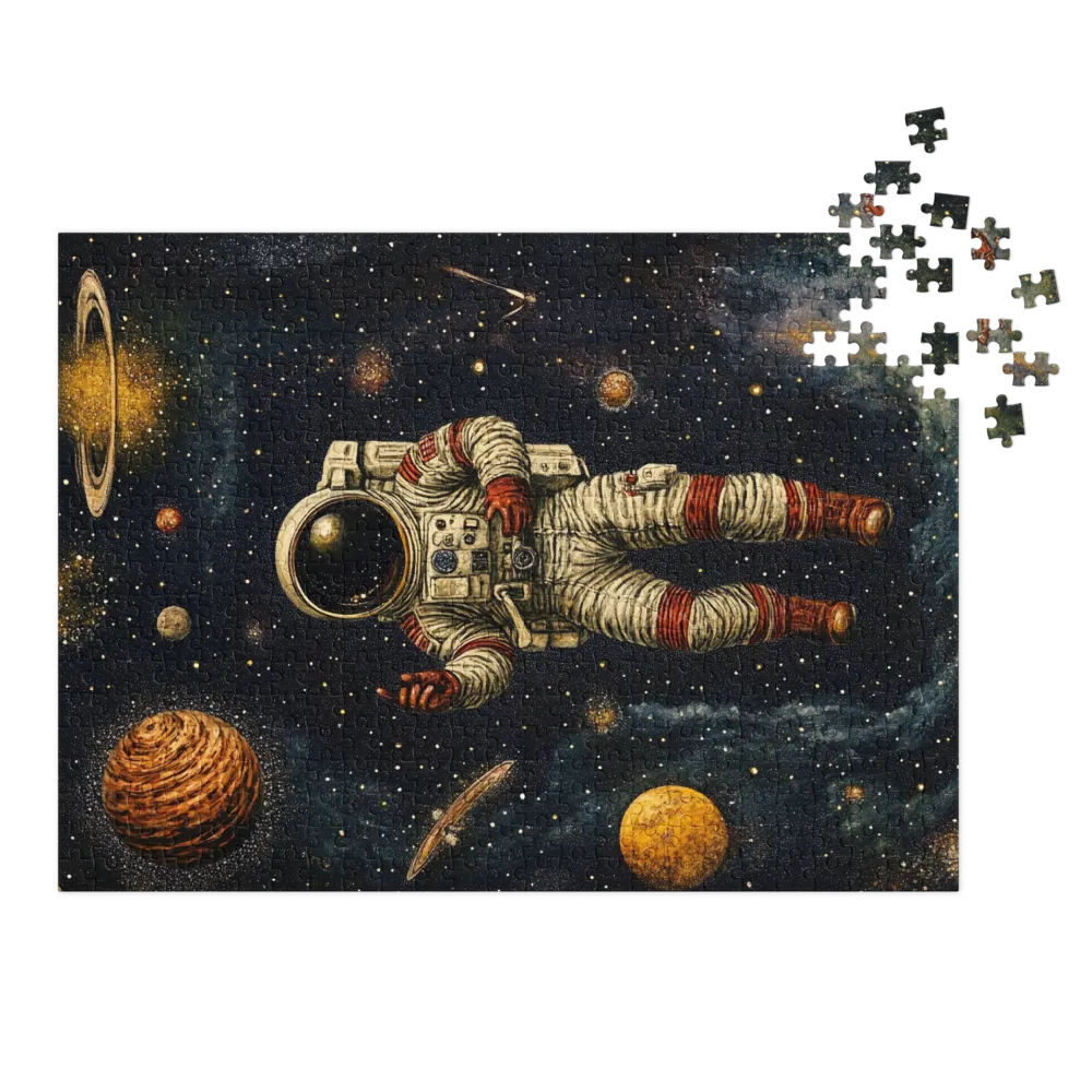 Explorador Cósmico 
 Puzzle em caixa de metal