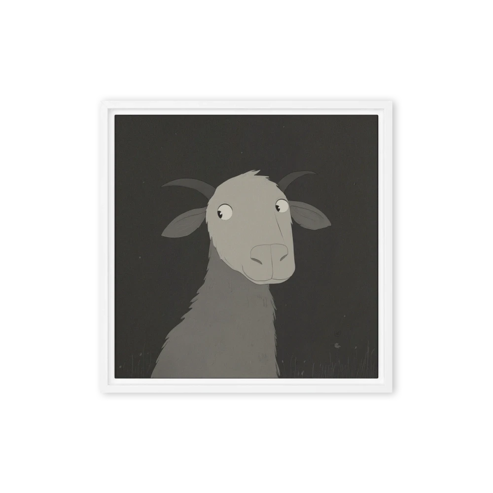 Whimsical Goat Illustration