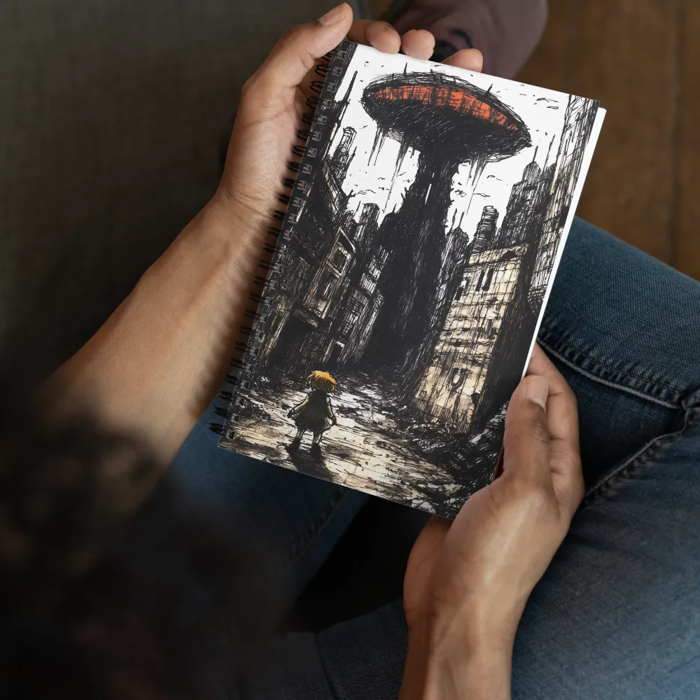 A Glimmer of Hope in Dystopia 
 Spiral Notebook | 140 pages