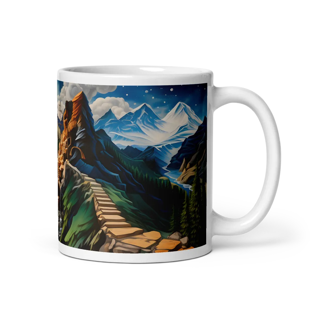 Surreal Mountain Landscape | Mug