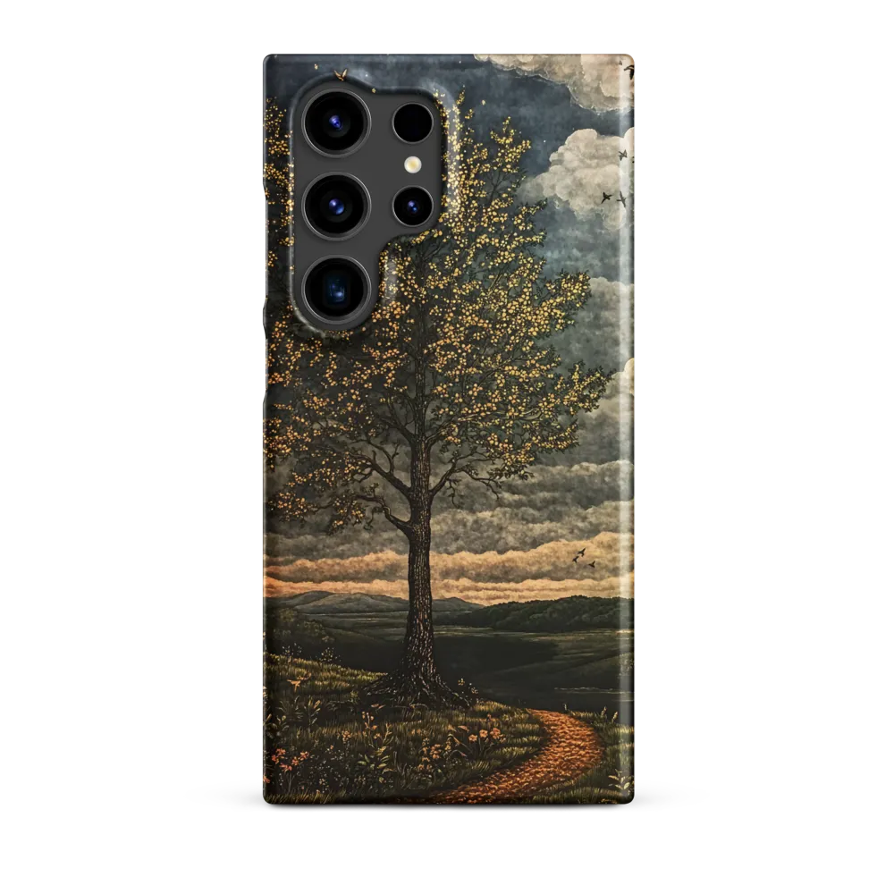 The Golden Tree at Dusk | Phone Case