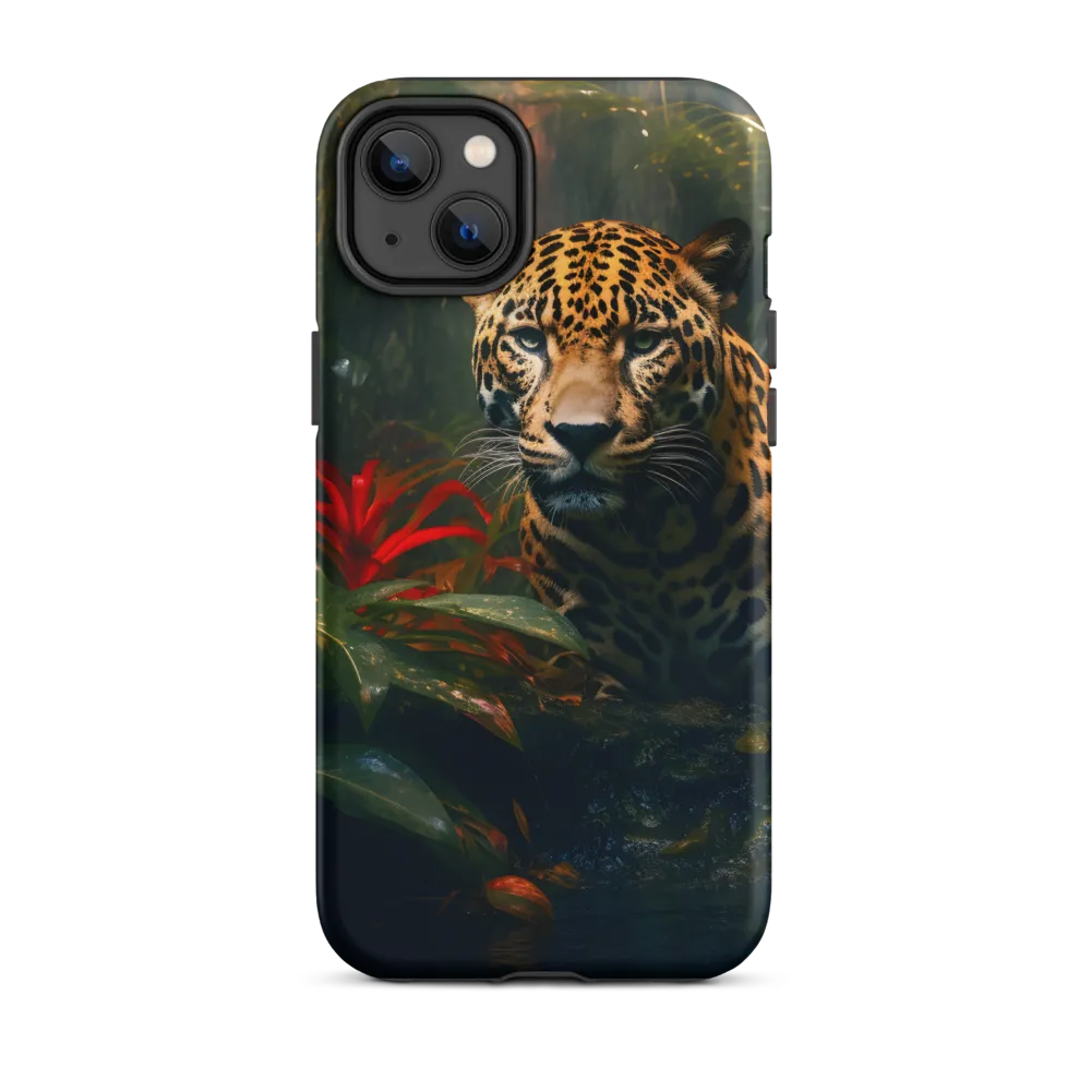 Jaguar in Lush Jungle | Phone Case