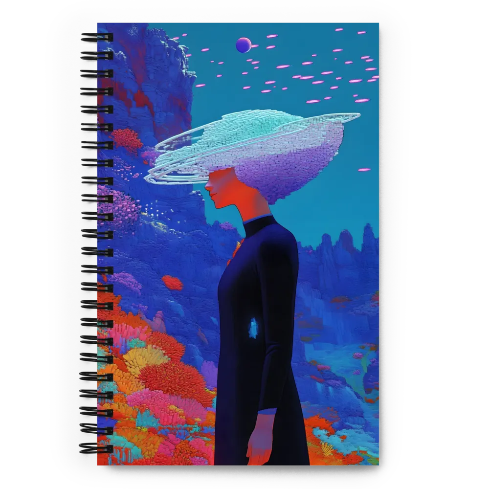 Cosmic Bloom 
 Spiral Notebook | 140 pages