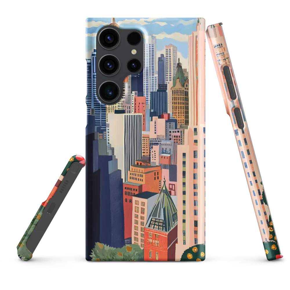 Cityscape with Skyscrapers | Phone Case