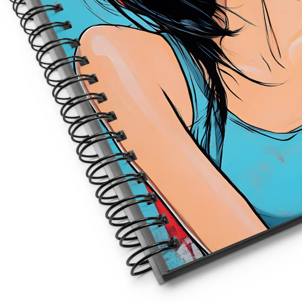 Gaze of Vivid Hues 
 Spiral Notebook | 140 pages