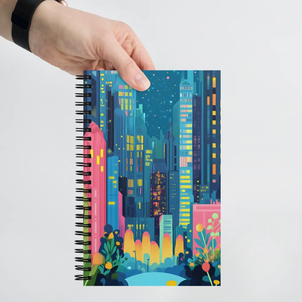 Nightfall in the City 
 Spiral Notebook | 140 pages