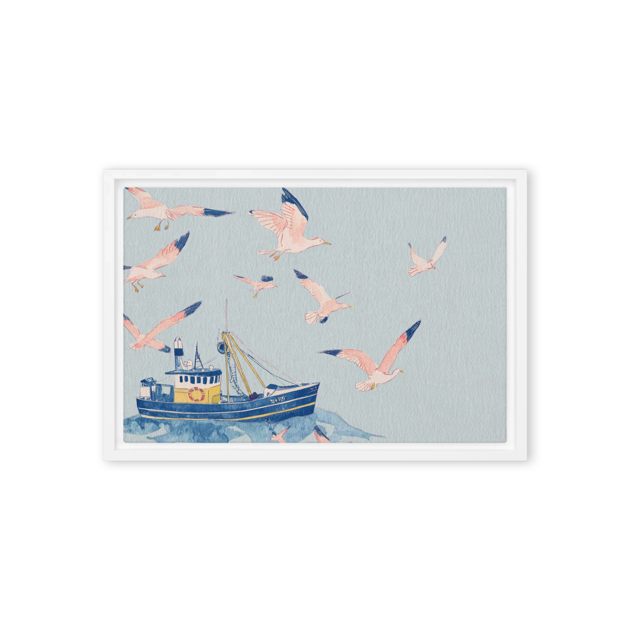 Seafaring Seagulls | Art Print