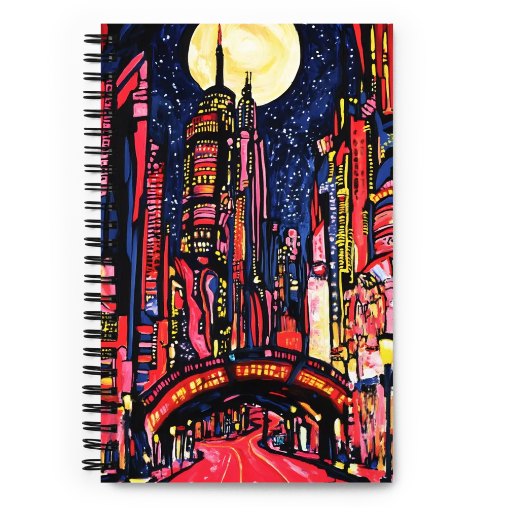 Urban Moonlight Dream 
 Spiral Notebook | 140 pages