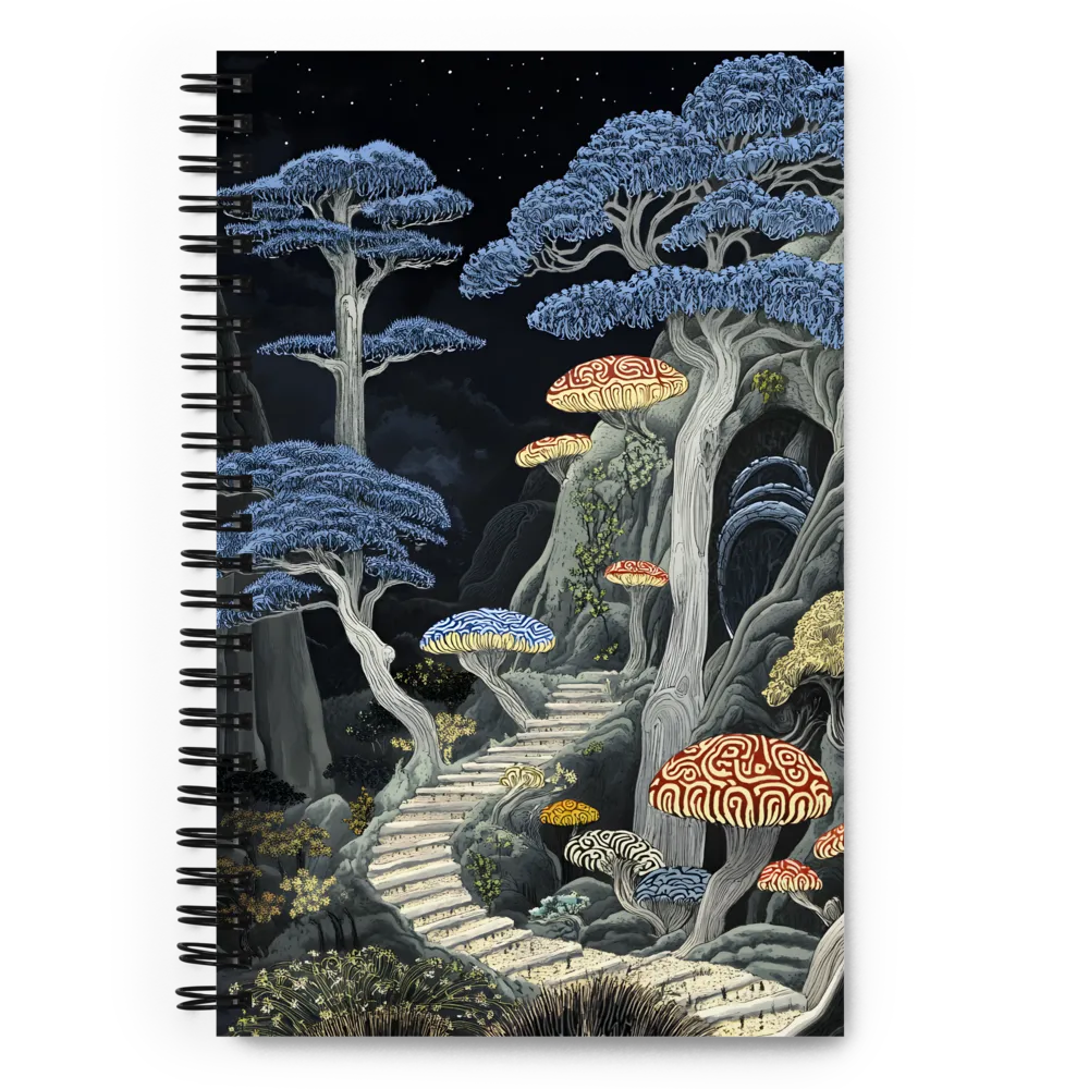 Enchanted Mushroom Forest 
 Spiral Notebook | 140 pages