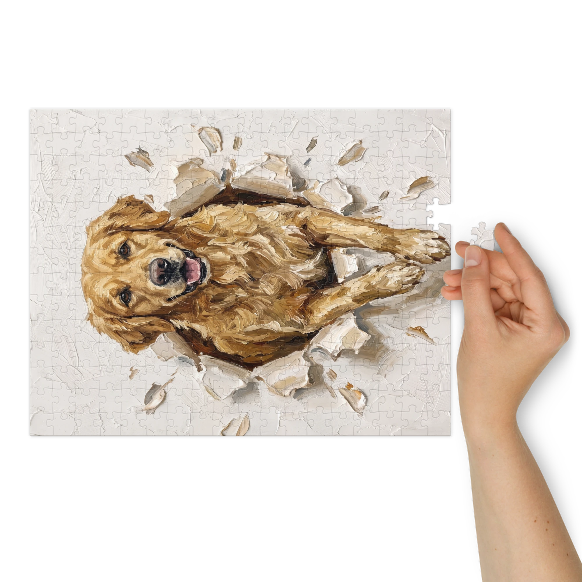 Pet Portrait Puzzle — Impasto