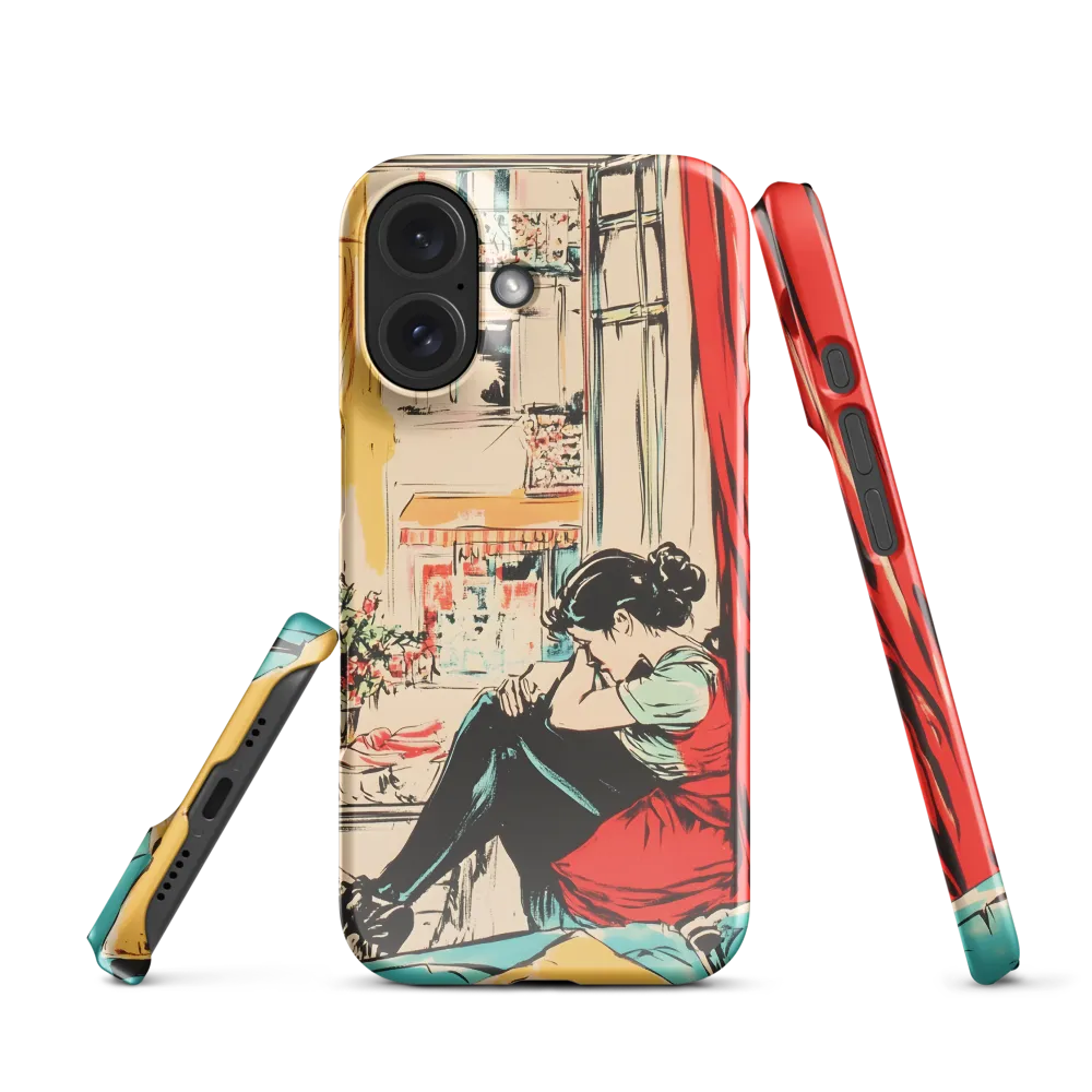 Pensive Woman by Window 
 Samsung Galaxy S23 Plus | Tough Case