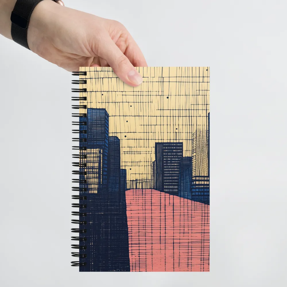Urban Echoes: A Minimalist Cityscape