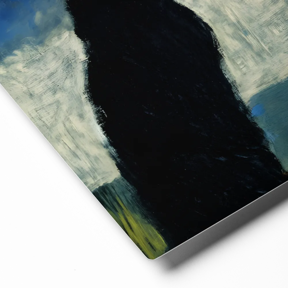 Cat Silhouette Landscape 
 Canvas | 30″x 30″